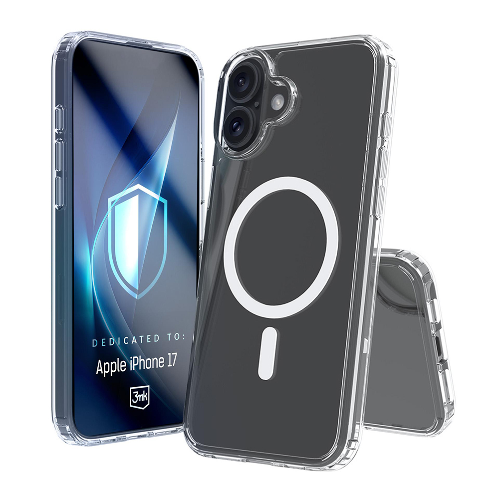 Levně 3mk Armor MagCase pro iPhone 17 průhledný