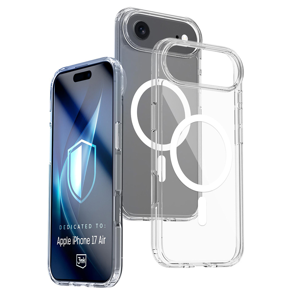 Levně 3mk Armor MagCase pro iPhone 17 Air průhledný