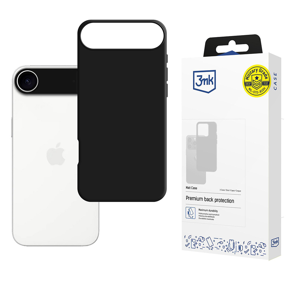 Levně 3mk Matt Case pro iPhone 17 Air černý