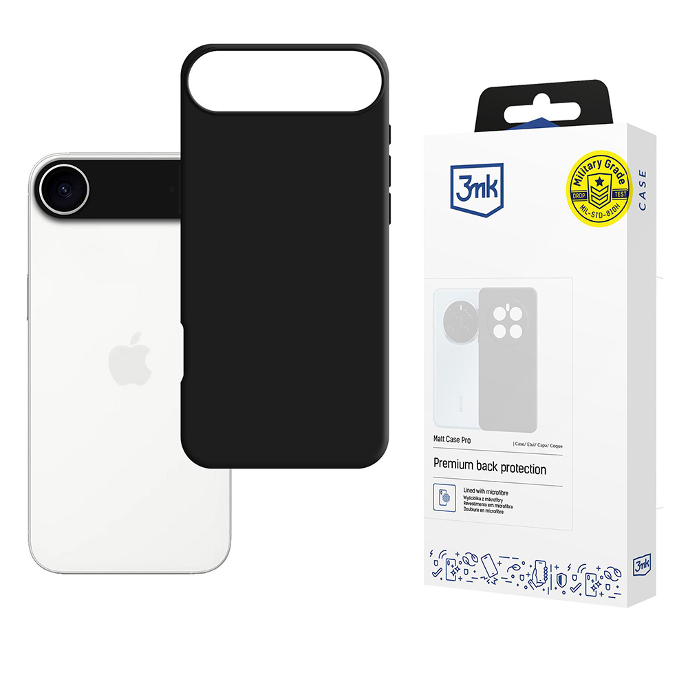 Levně 3mk Matt Case Pro pro iPhone 17 Air černý