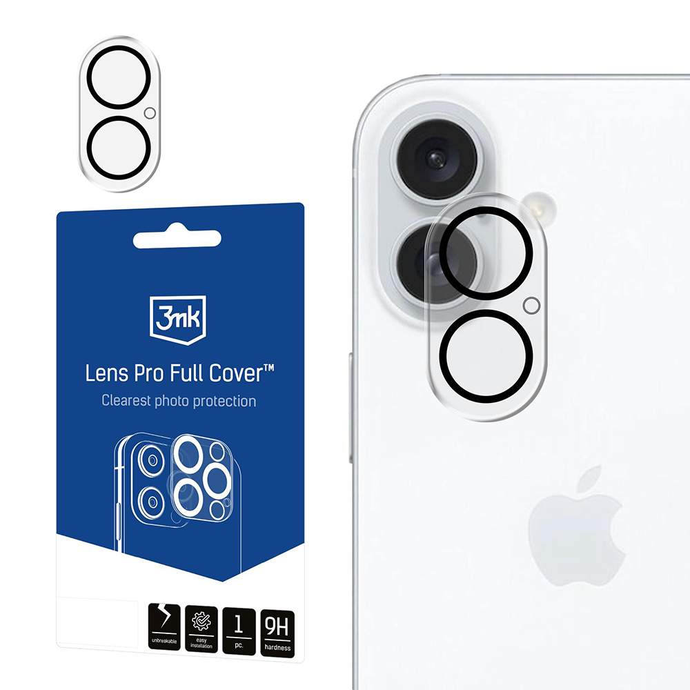 Levně 3mk Lens Pro Full Cover iPhone 17 průhledný