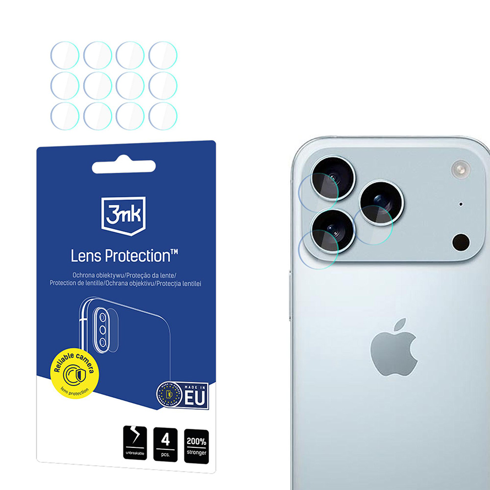 Levně 3mk Lens Protection (4 ks) iPhone 17 Pro průhledný