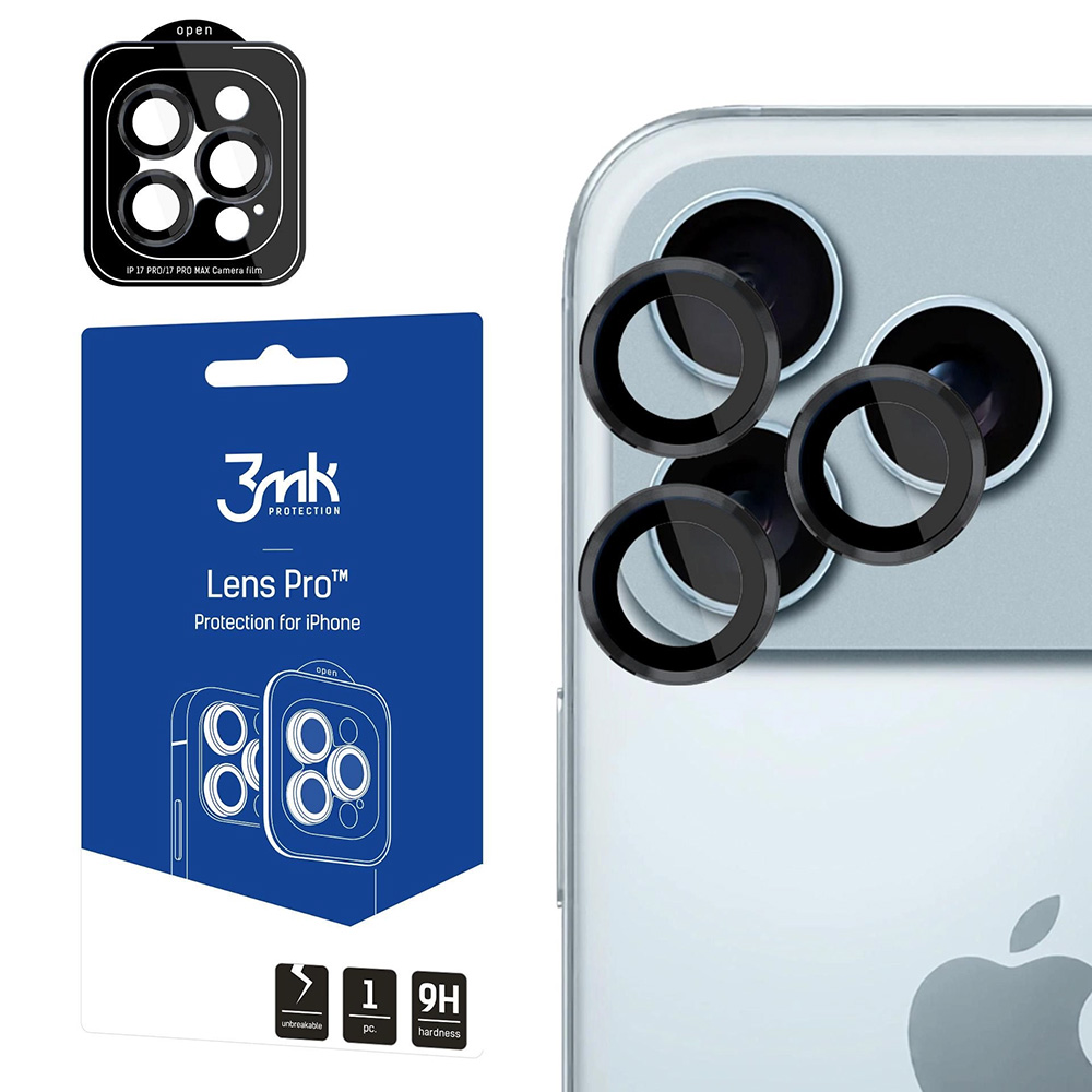 Levně 3mk Lens Protection Pro iPhone 17 Pro iPhone 17 Pro Max černá