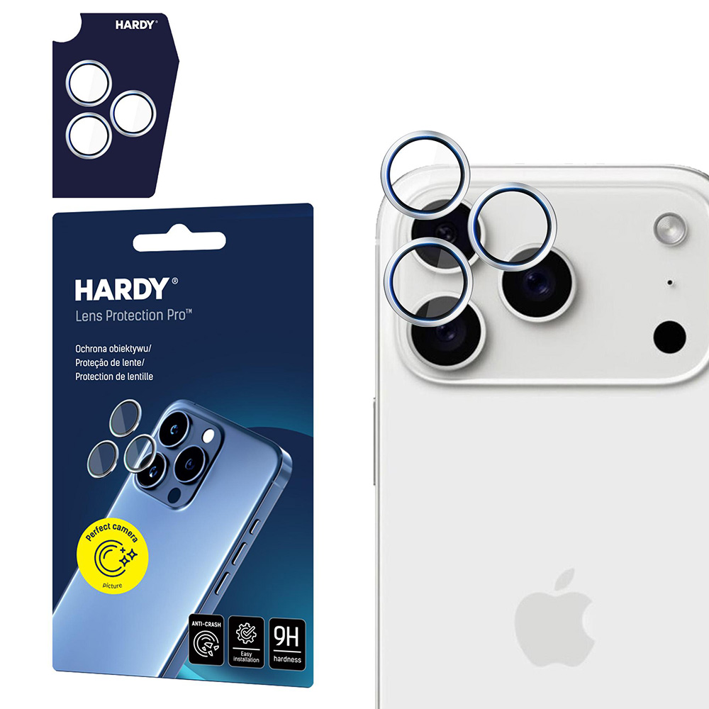 Levně 3mk Hardy Lens Protection Pro iPhone 17 Pro iPhone 17 Pro Max stříbrná