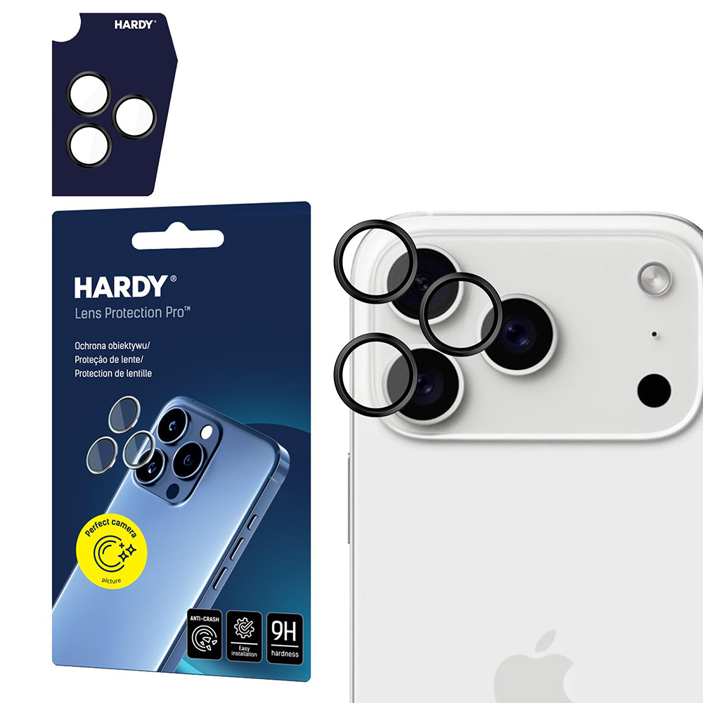 Levně 3mk Hardy Lens Protection Pro pro iPhone 17 Pro iPhone 17 Pro Max černá