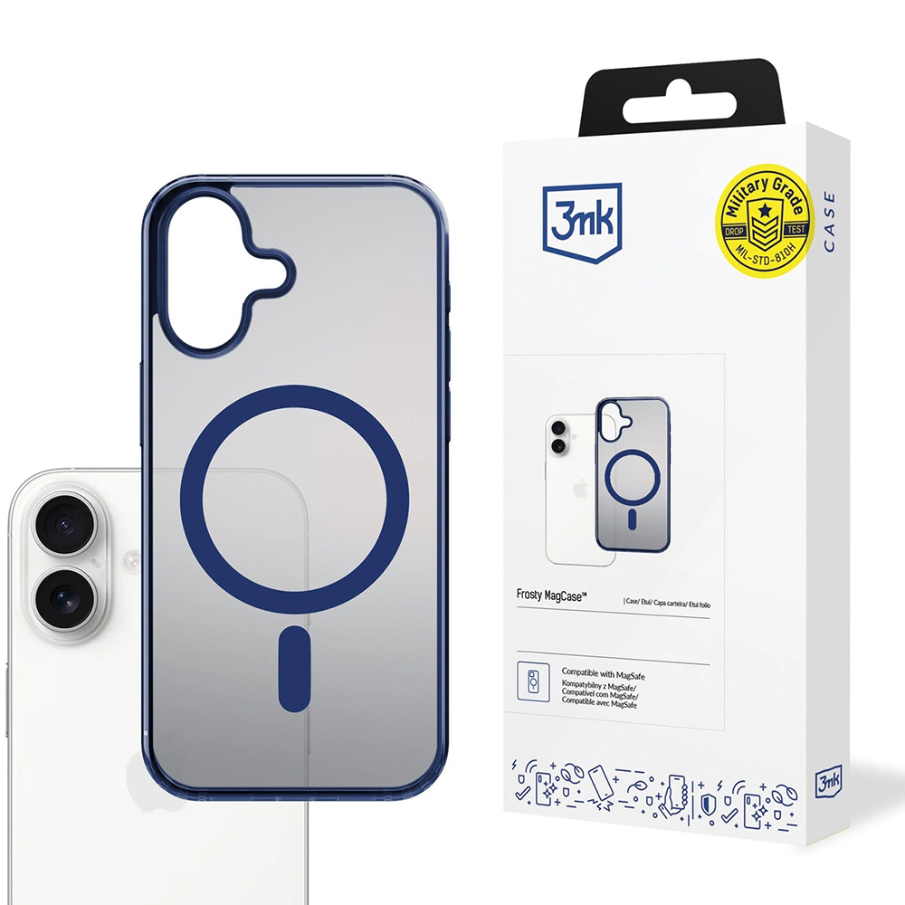 Levně 3mk Frosty MagCase pro iPhone 17 modrý