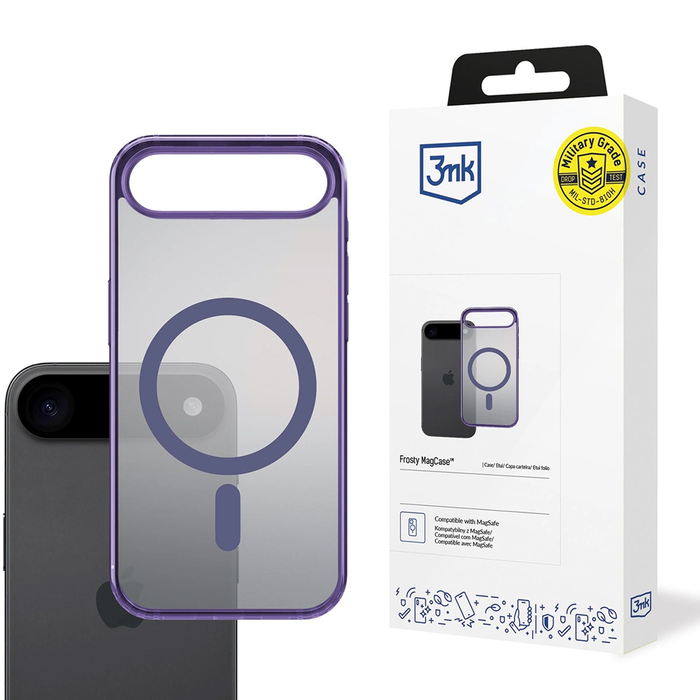 Levně 3mk Frosty MagCase pro iPhone 17 Air fialová