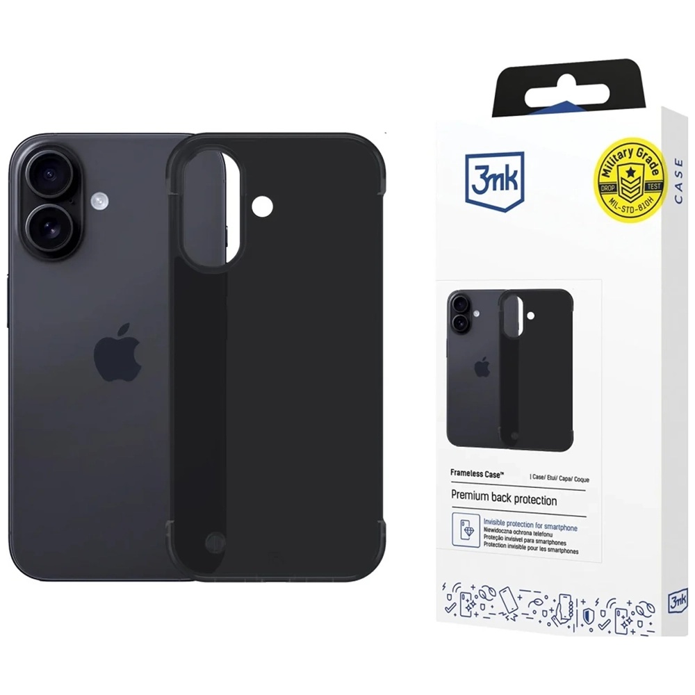 Levně 3mk Just20g Matt pouzdro iPhone 17 černé
