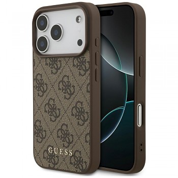 Guess Hardcase 4G Classic GUHCP17LG4GFBR pro iPhone 17 Pro hnědý