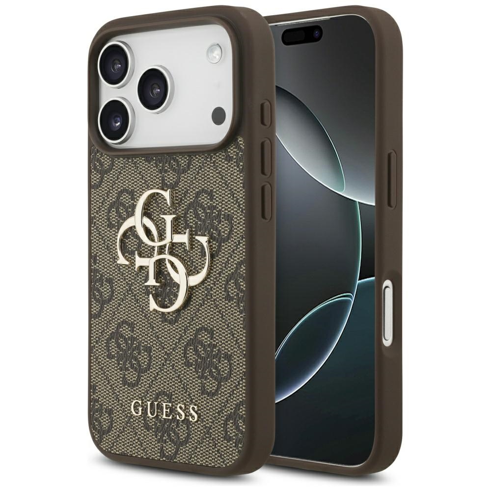 Levně Guess Hardcase 4G Big Logo GUHCP17L4GMGBR iPhone 17 Pro hnědý