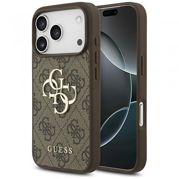 Guess Hardcase 4G Big Logo GUHCP17L4GMGBR iPhone 17 Pro hnědý