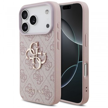 Guess Hardcase 4G Big Logo iPhone 17 Pro Max růžová