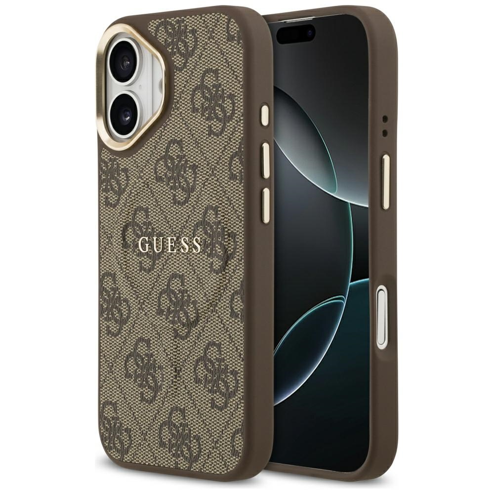 Levně Guess Hardcase 4G Classic MagSafe iPhone 17 Hnědý