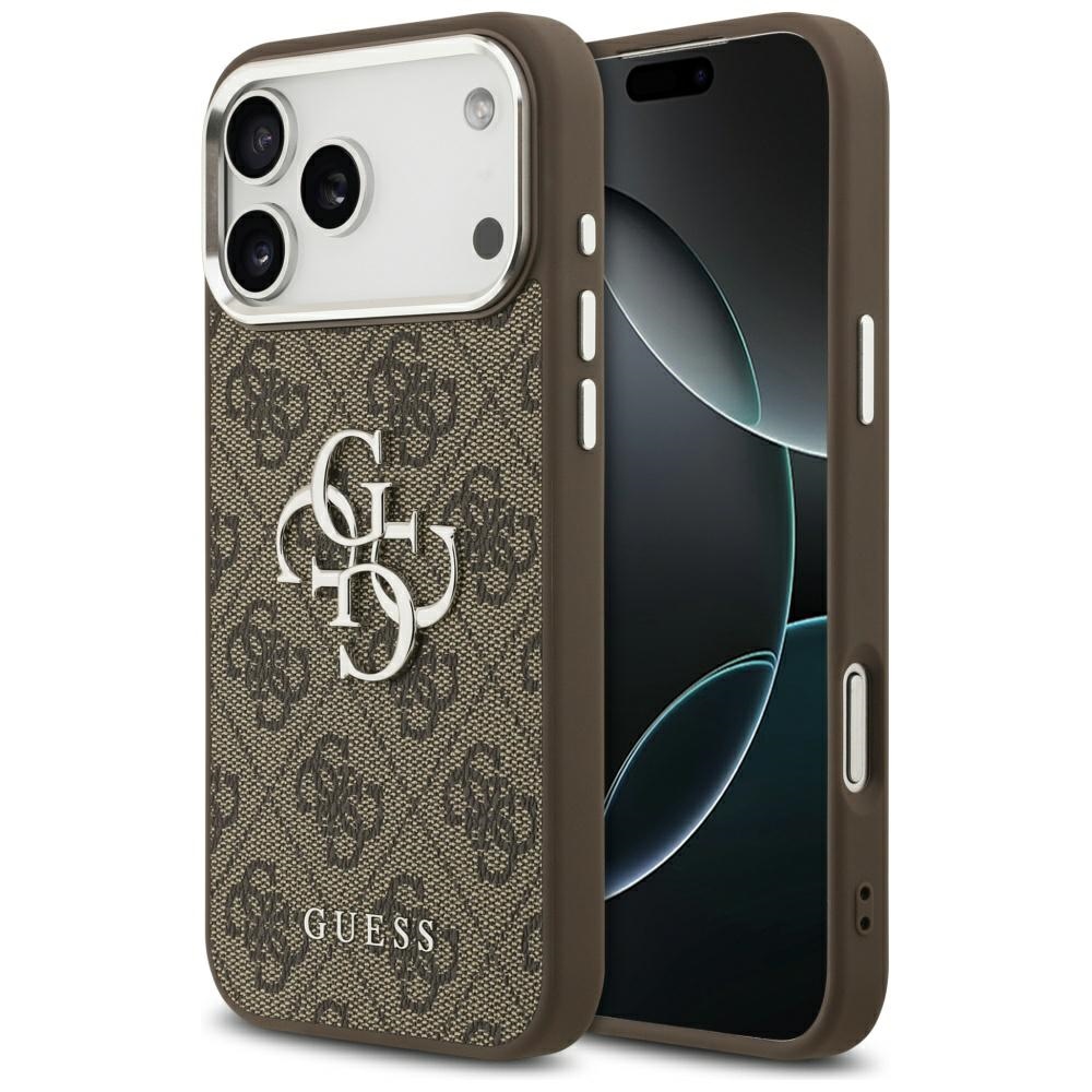 Levně Guess Hardcase Big 4G Logo Classic Logo iPhone 17 Pro Max hnědá