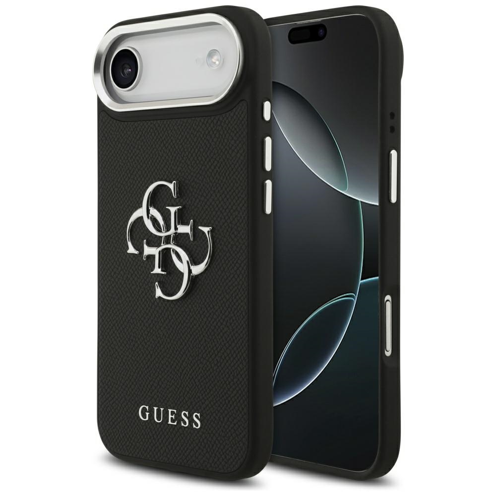 Levně Guess Hardcase 4G Grained Big and Classic Logo iPhone 17 Air černý