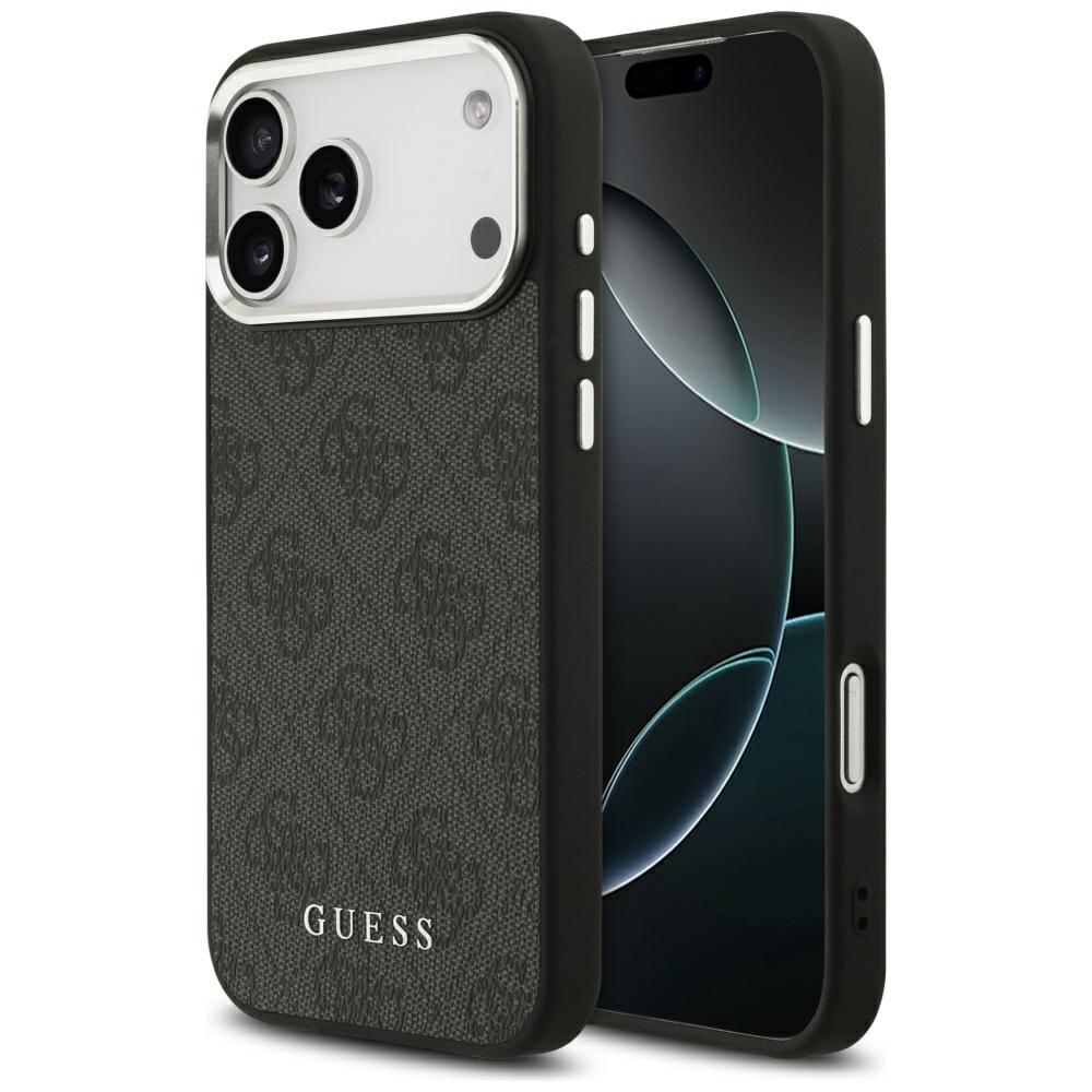 Levně Guess Hardcase 4G Classic Logo MagSafe iPhone 17 Pro Max černá