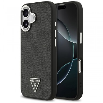 Guess Hardcase 4G Triangle Logo MagSafe iPhone 17 Černý
