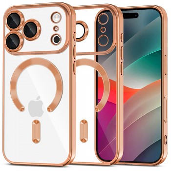 Techsuit Luxury Crystal MagSafe pro iPhone 17 Pro Max oranžová