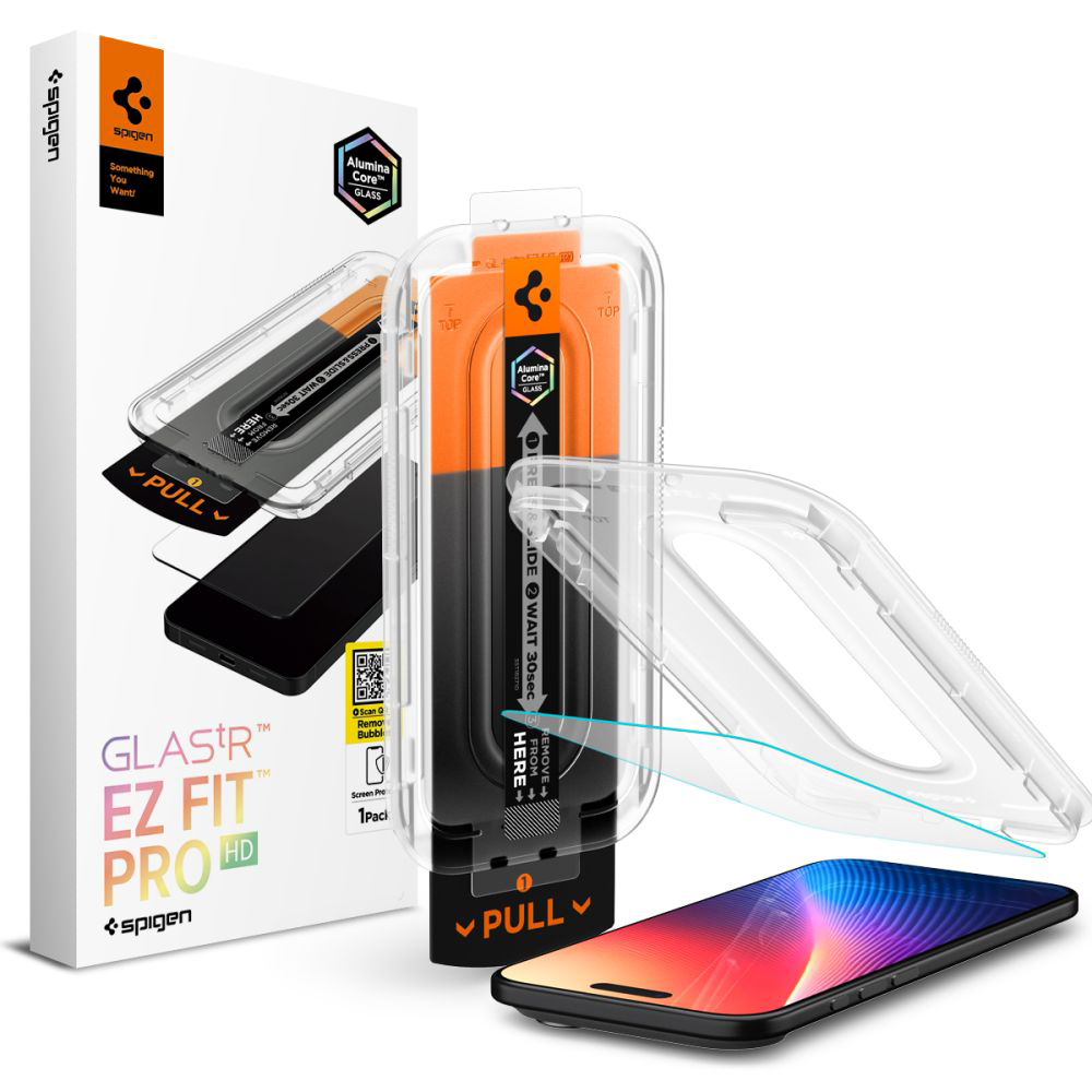 Levně Spigen Glas.tR EZ-FIT Pro iPhone 17 Air průhledný