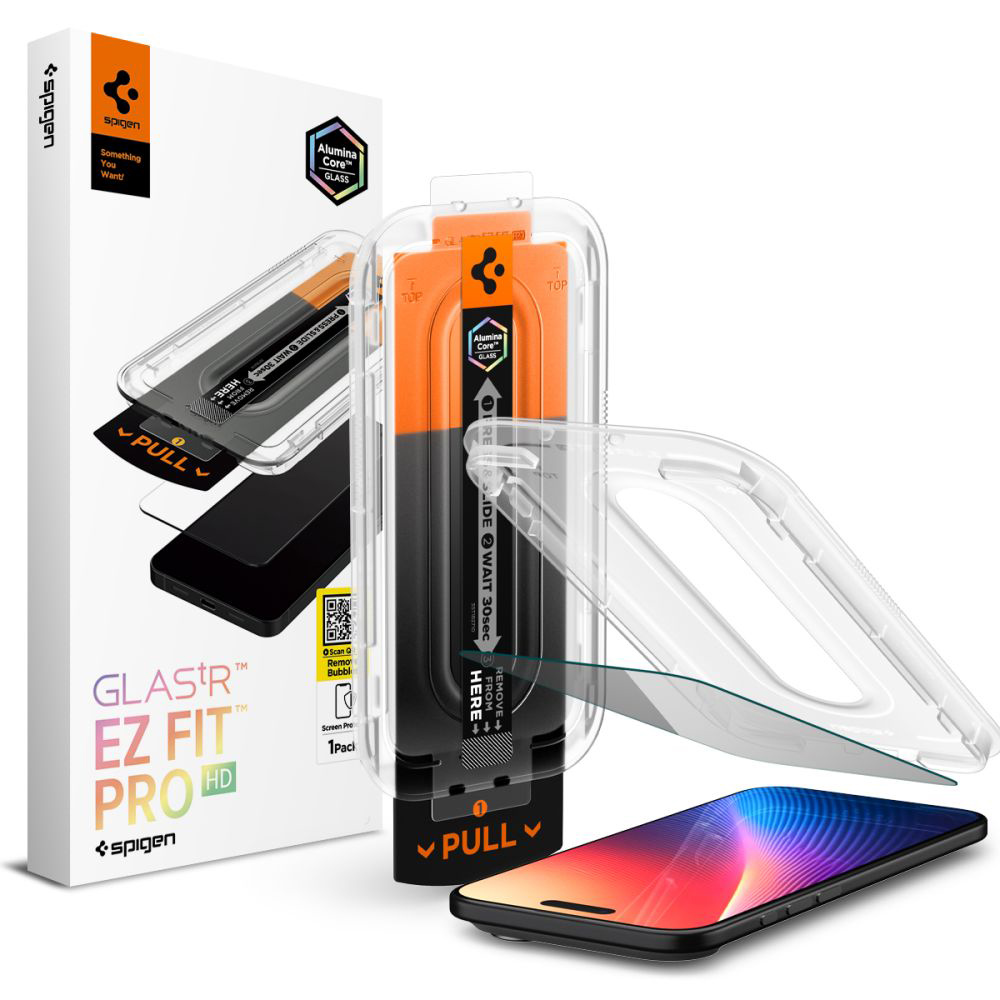 Spigen Glas.tR EZ-FIT Pro iPhone 17 Air Privacy černá