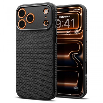 Spigen Liquid Air pro iPhone 17 Pro Max matně černý