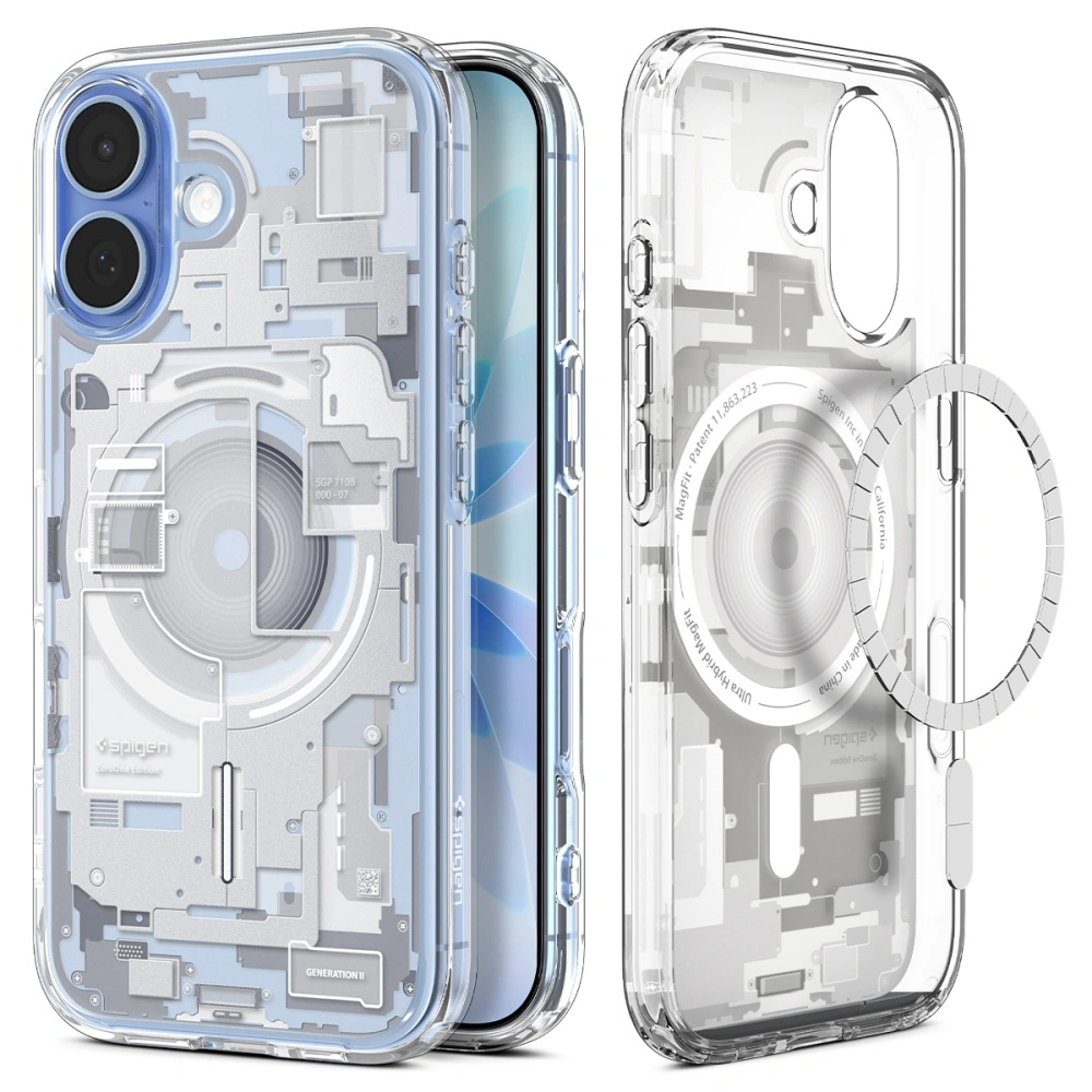 Levně Spigen Ultra Hybrid Zero One MagSafe pro iPhone 17 bílý