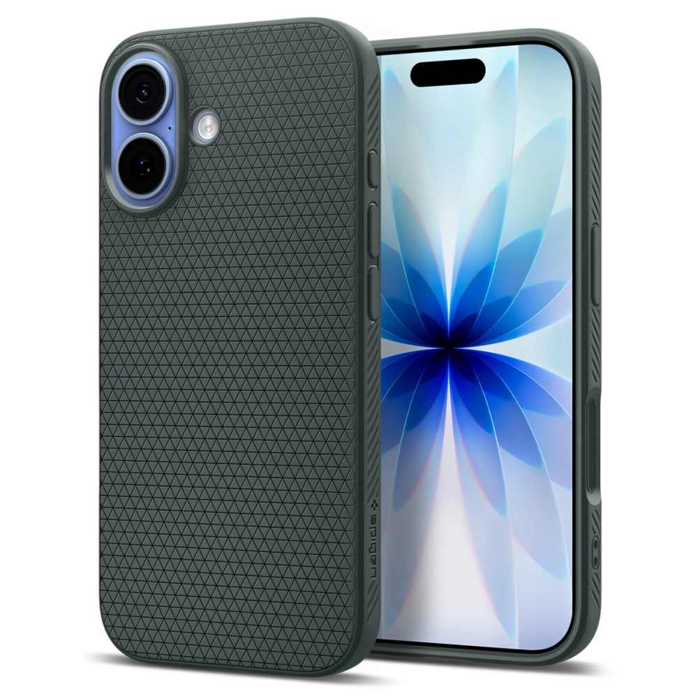 Levně Spigen Liquid Air iPhone 17 v zelené barvě Abyss