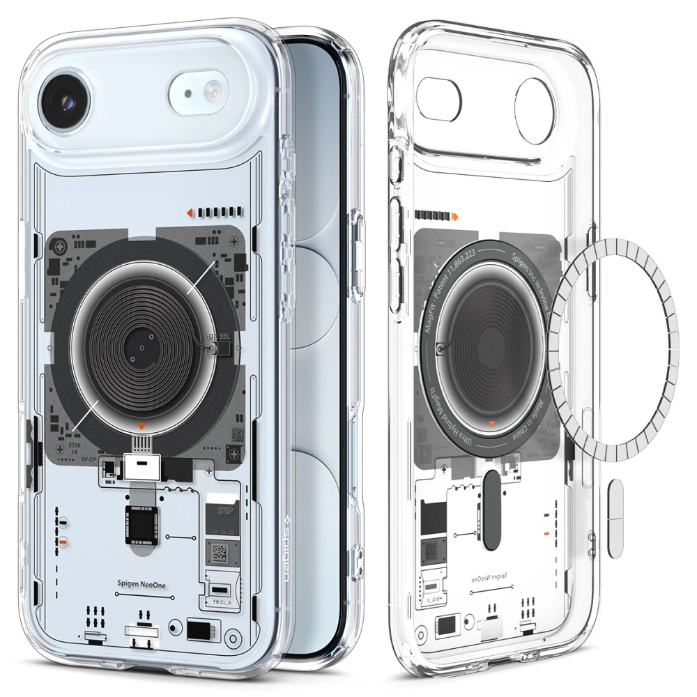 Levně Spigen Ultra Hybrid MagSafe pro iPhone 17 Air Neo One v barvě černé