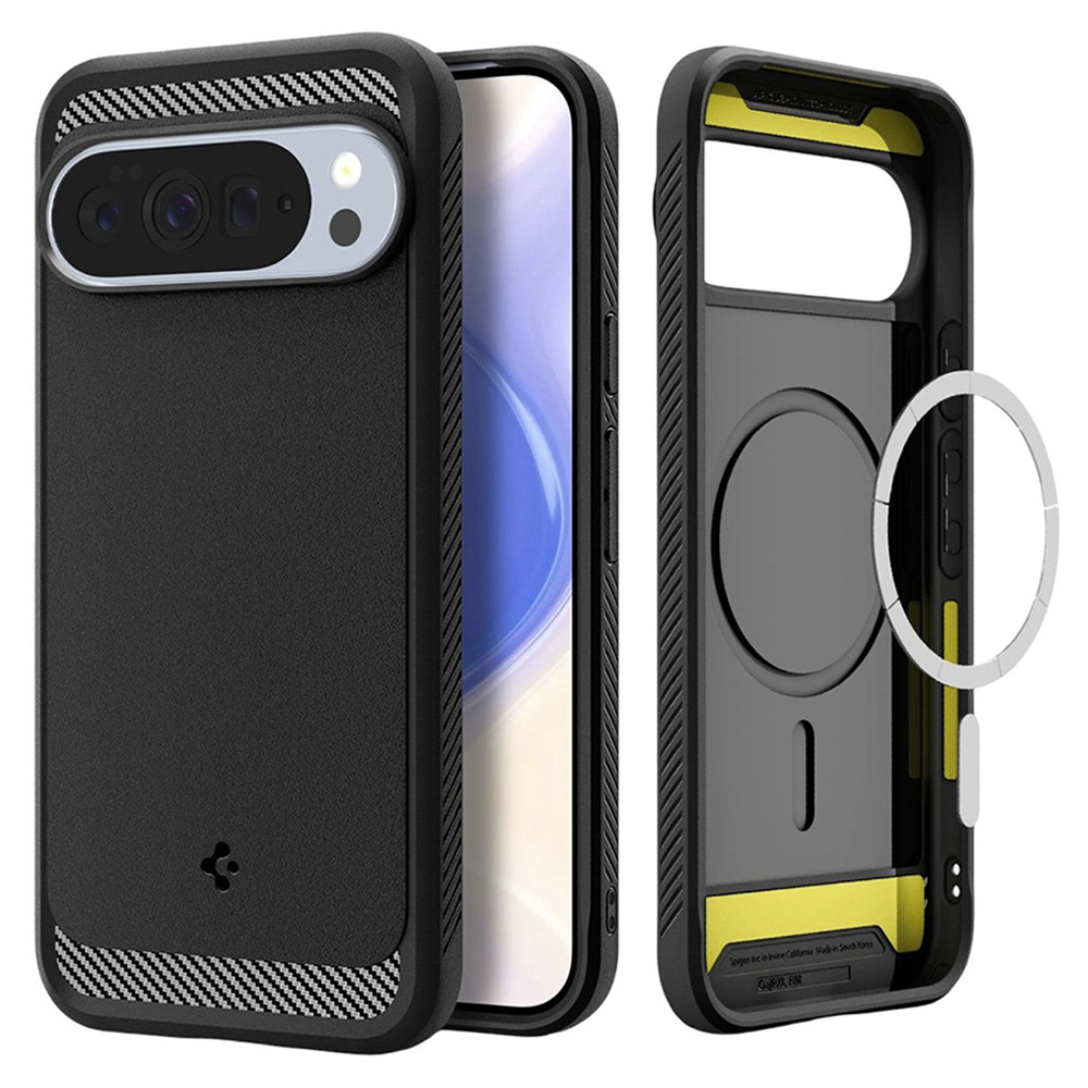 Levně Spigen Rugged Armor MagSafe pro Google Pixel 10 Pro XL matná černá