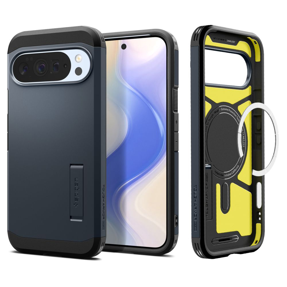 Levně Spigen Tough Armor MagSafe Google Pixel 10 Pro XL kovová břidlice