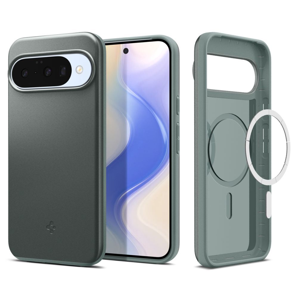 Levně Spigen Thin Fit MagSafe pro Google Pixel 10 / 10 Pro v šalvějově zelené