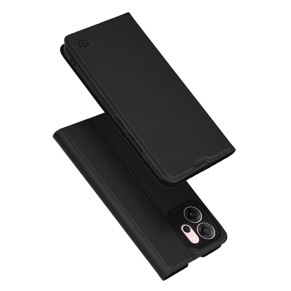Levně Pouzdro Techsuit Magskin Book pro Oppo Reno14 F / Reno14 FS 5G černé