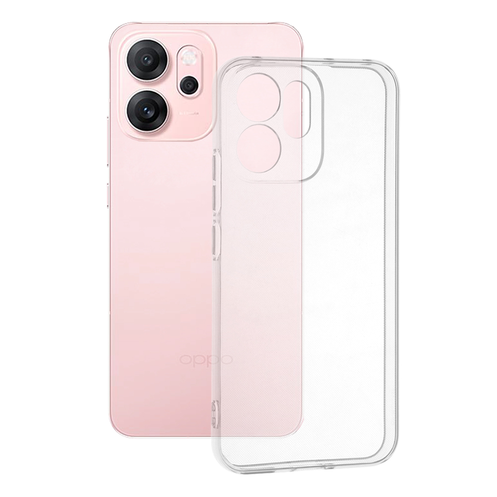 Techsuit silikonové pouzdro Oppo Reno14 F Reno14 FS 5G průhledné