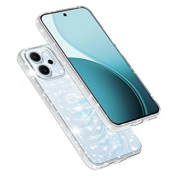 Techsuit SparkleSkin Series pro Oppo Reno14 F / Reno14 FS 5G průhledný