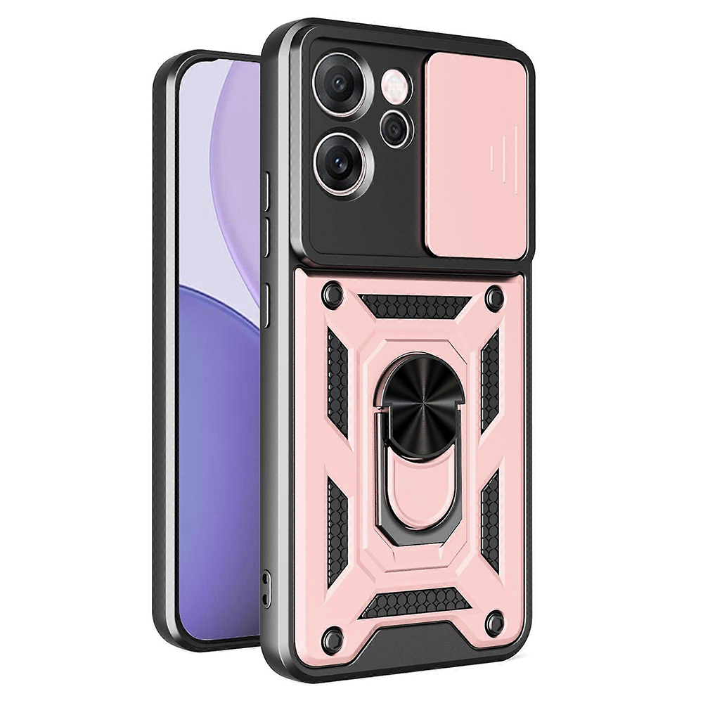 Levně Techsuit CamShield Series pro Oppo Reno14 F / Reno14 FS 5G růžově zlatý