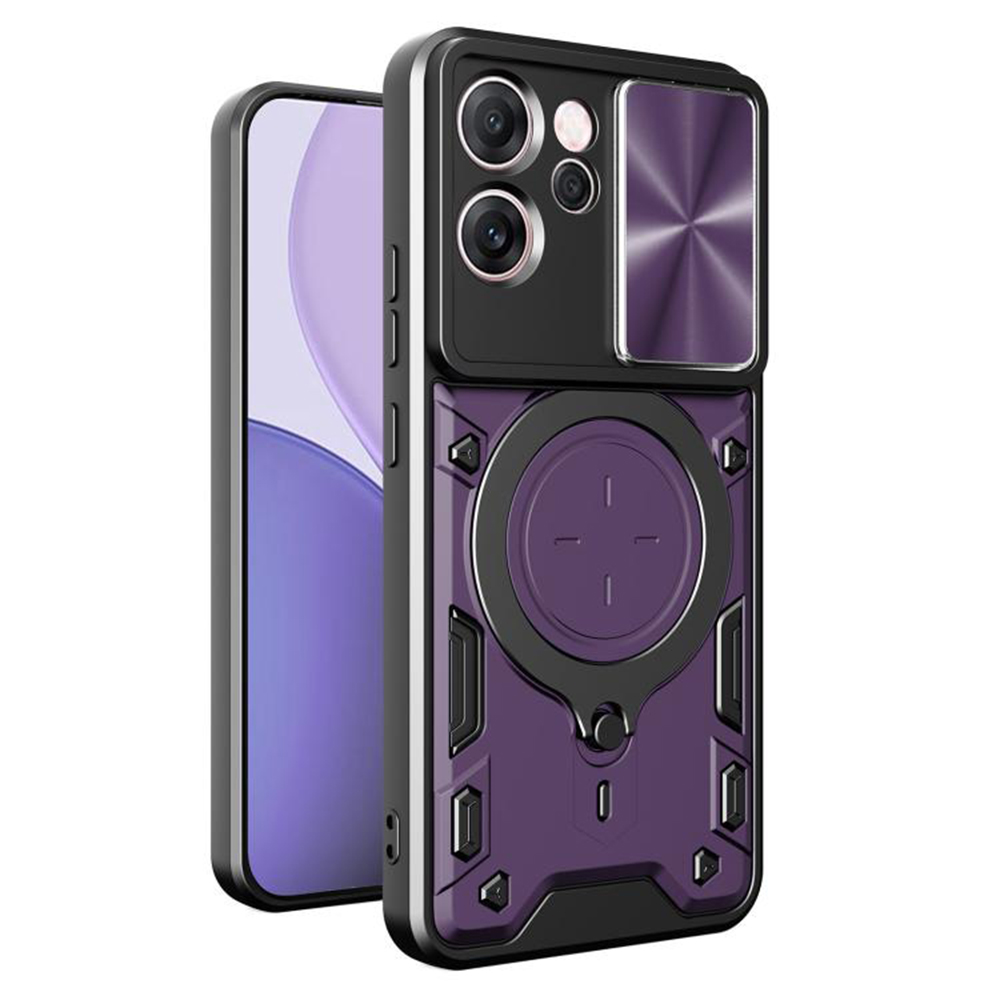 Levně Techsuit CamGuard Pro pro Oppo Reno14 F / Reno14 FS 5G fialová