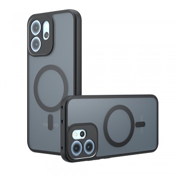 Techsuit PureFrost MagSafe pro Oppo Reno14 F / Reno14 FS 5G v matné černé