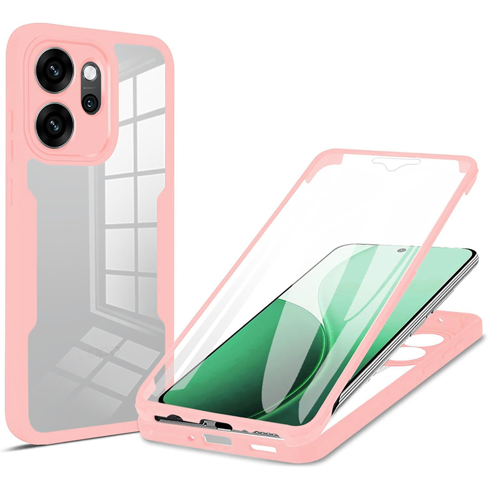 Levně Techsuit ColorVerse 360 Series + Ochranné sklo Oppo Reno14 F / Reno14 FS 5G Růžová