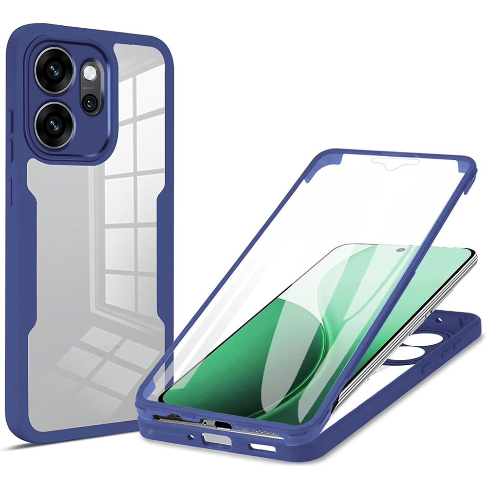 Levně Techsuit ColorVerse 360 Series + Ochranné sklo pro Oppo Reno14 F / Reno14 FS 5G modrá