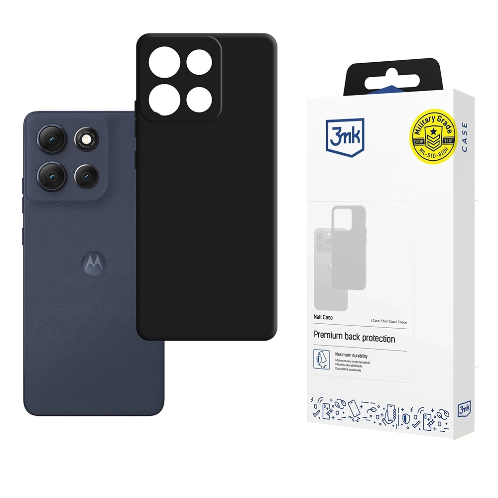Levně 3mk Matt Case pro Motorola Moto G86 černý