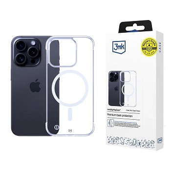 3mk Just20g MagCase iPhone 15 Pro Max Průhledný