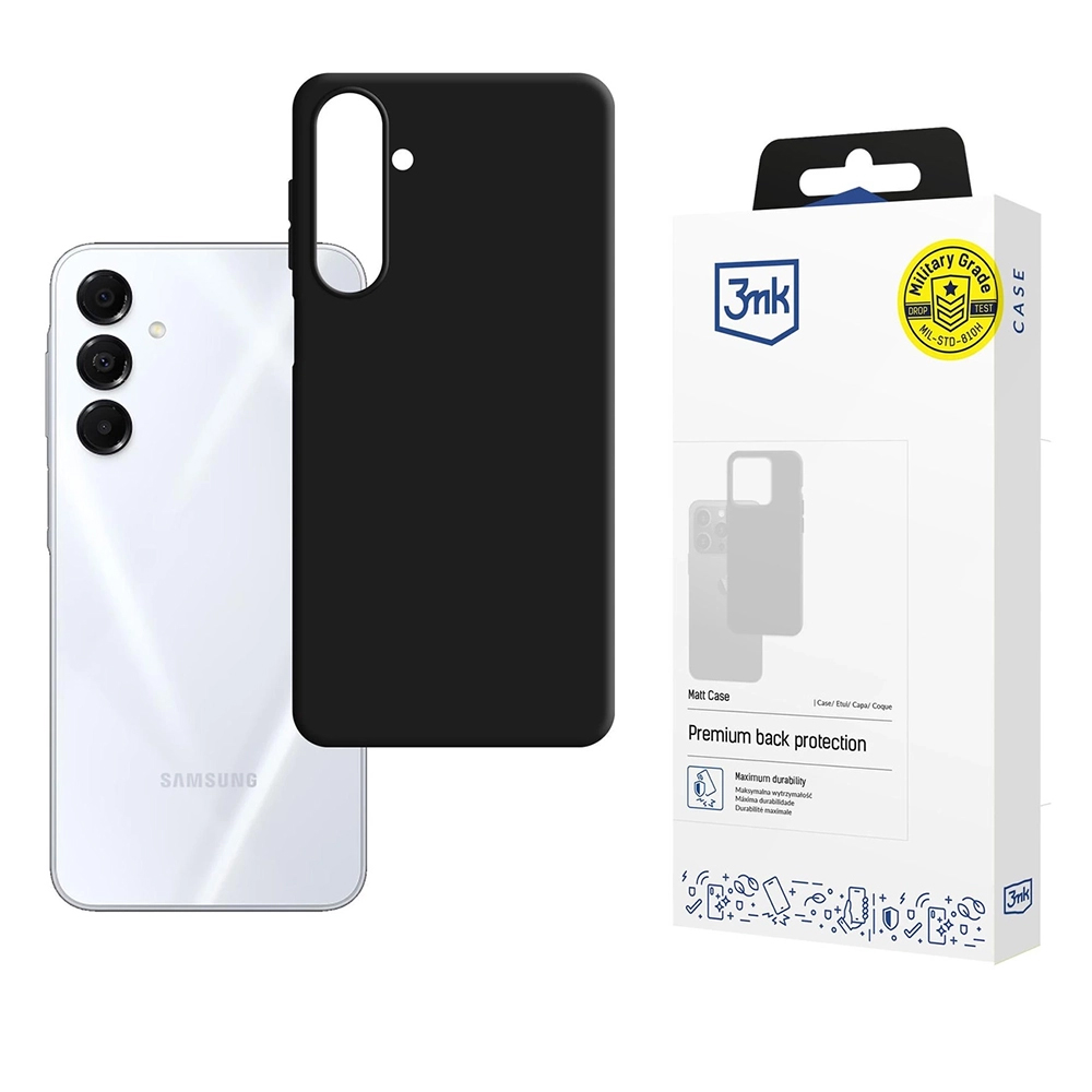 3mk Matt Case Samsung Galaxy A17 5G / A17 4G Černý