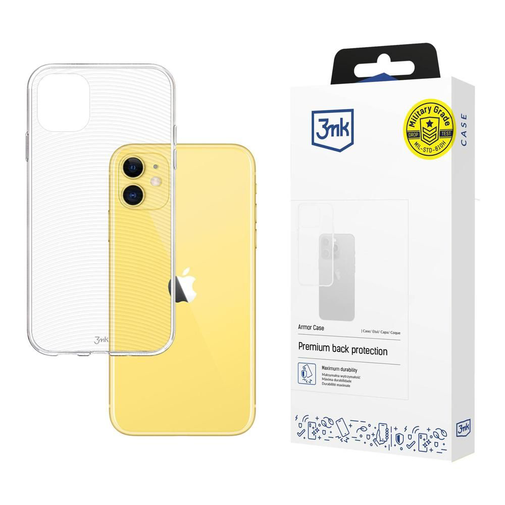 Levně 3mk Armor Case iPhone 11 Průhledný