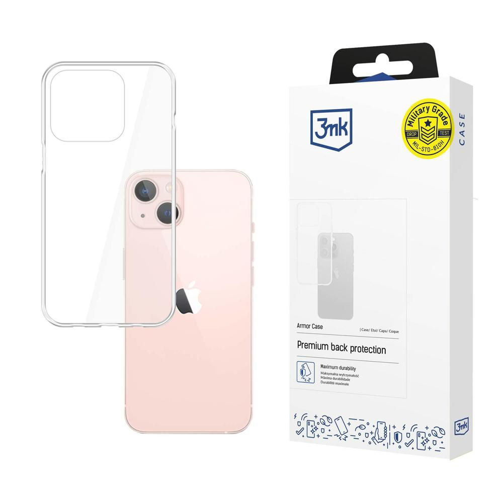 Levně 3mk Armor Case iPhone 14 Průhledný