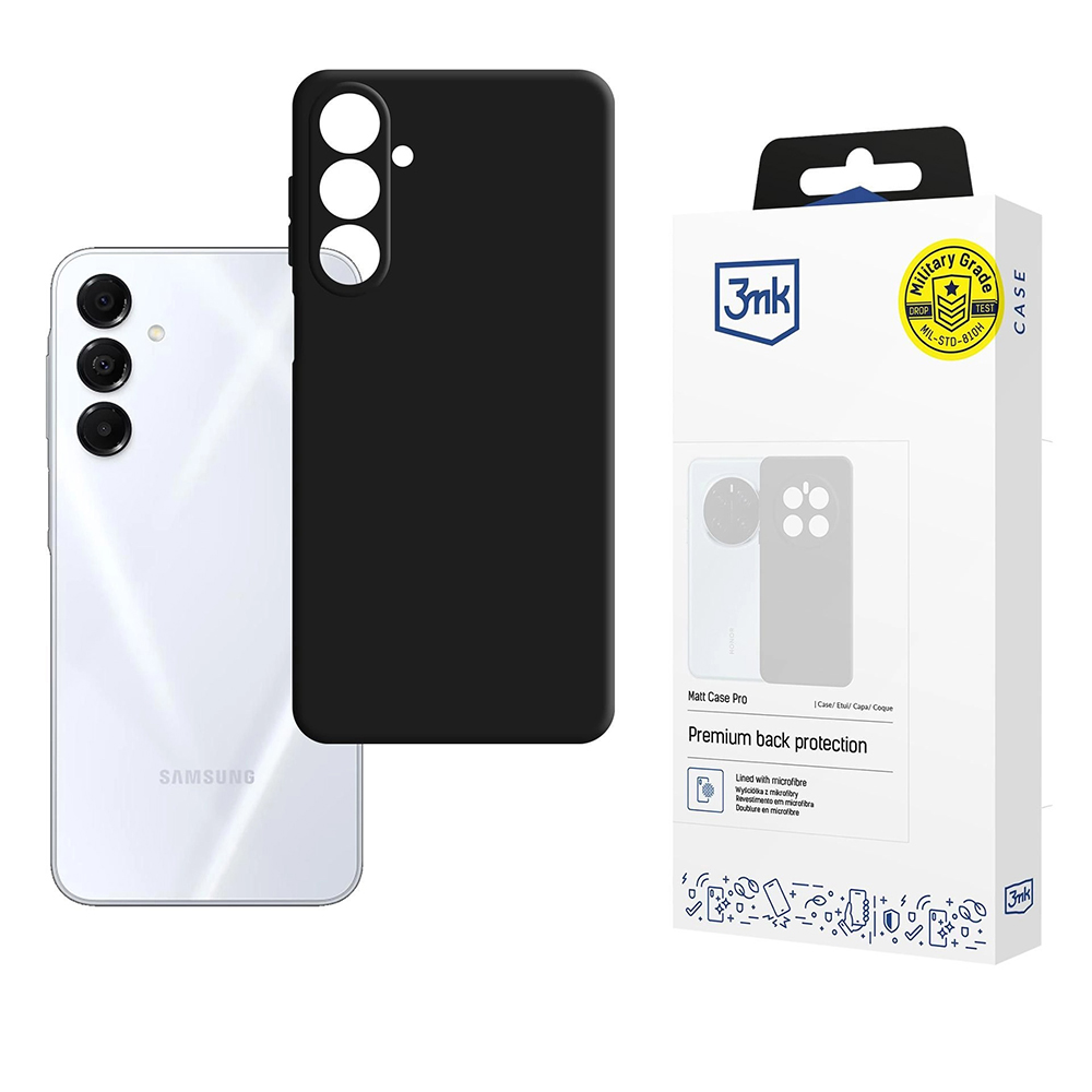 Levně 3mk Matt Case Pro pro Samsung Galaxy A17 5G / A17 4G černý