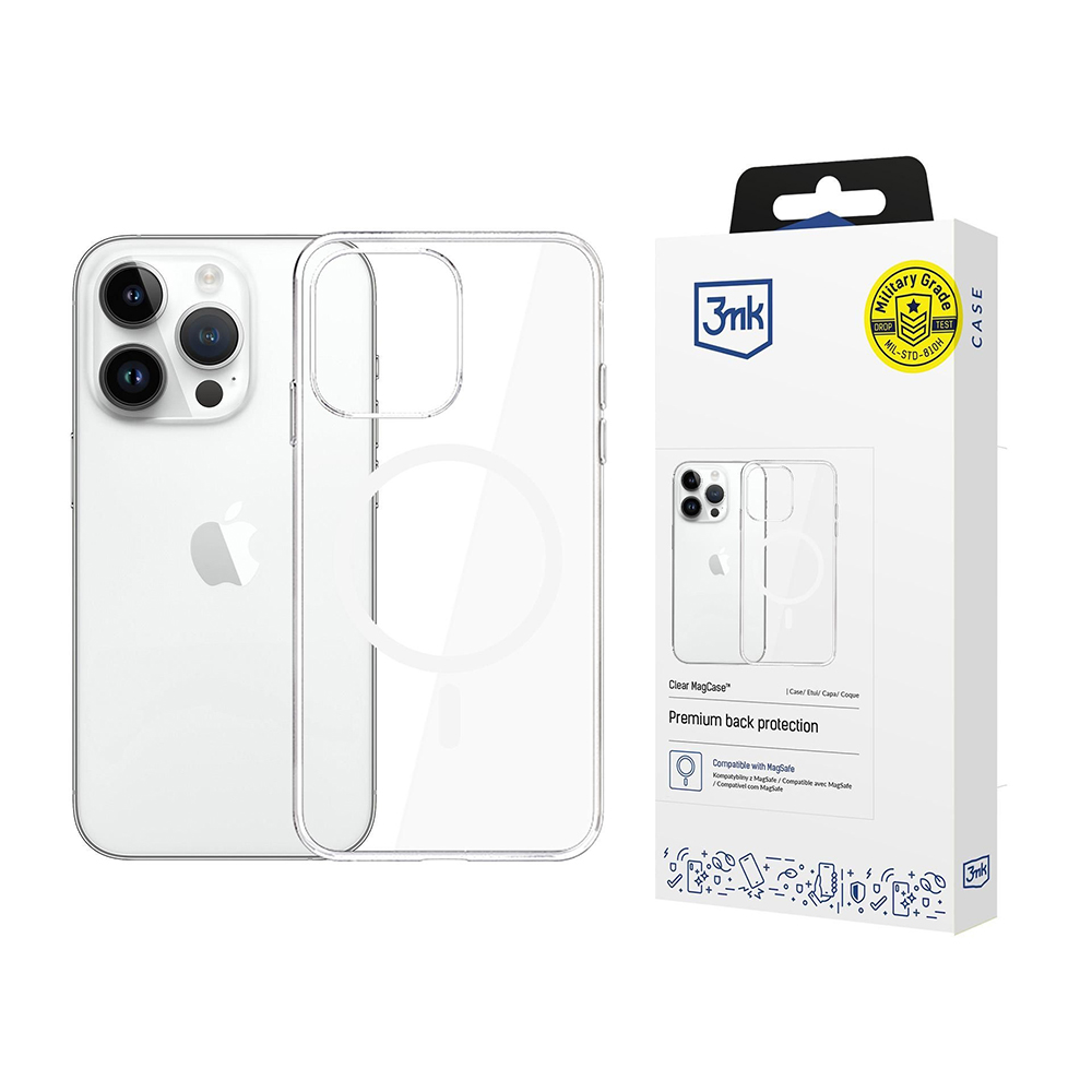 Levně 3mk Clear MagCase iPhone 14 Pro Max Průhledný