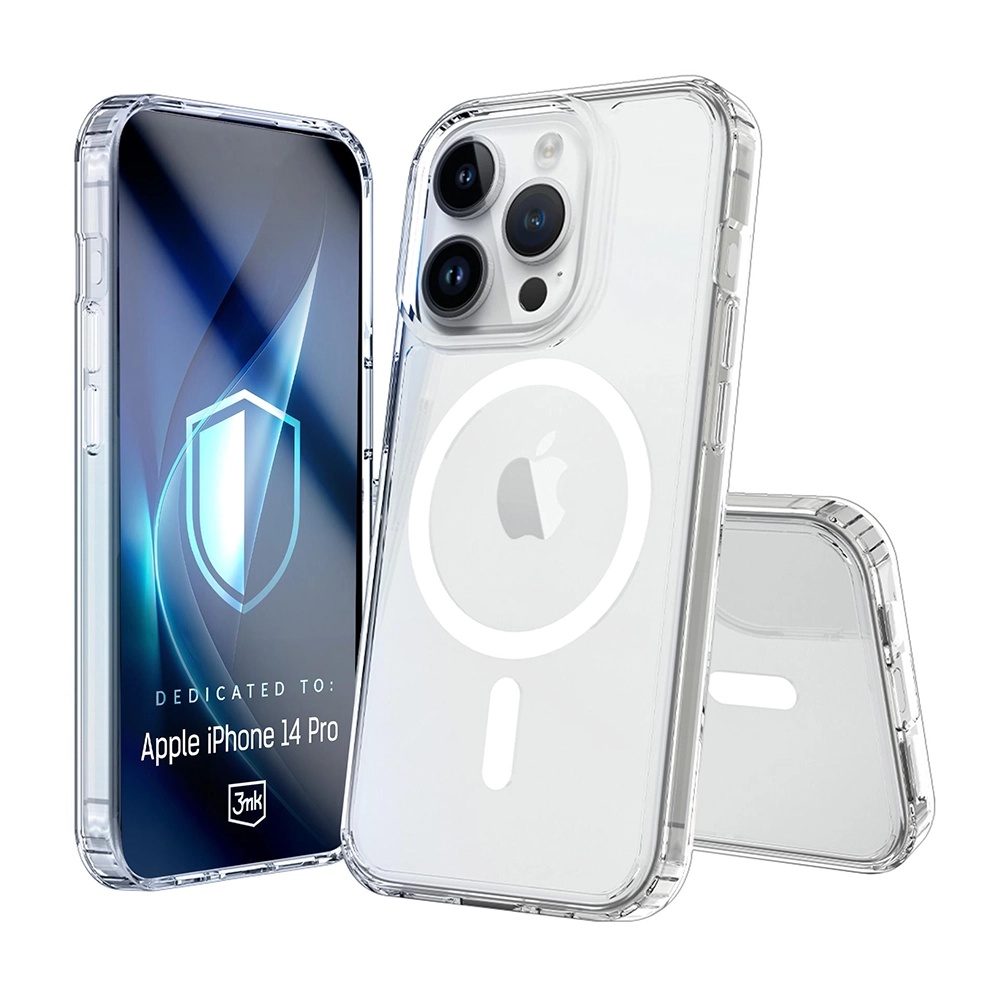 Levně 3mk Armor MagCase iPhone 14 Pro Průhledný