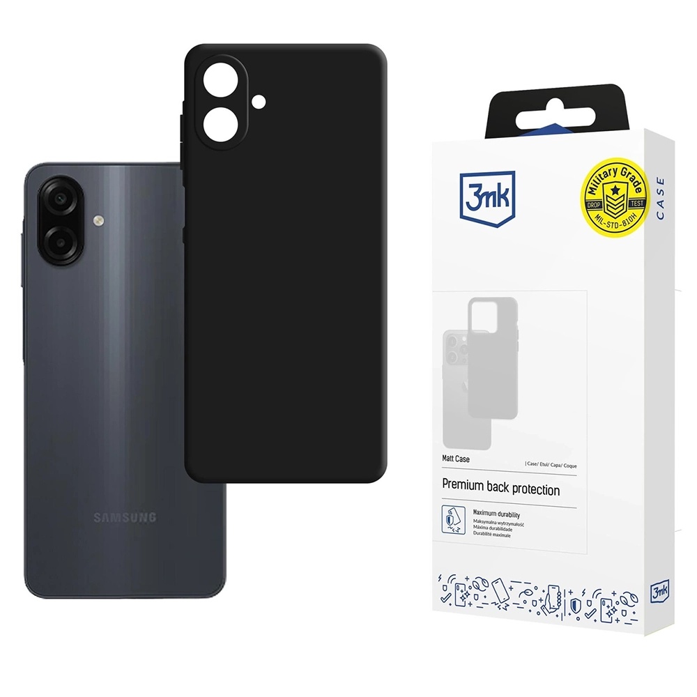 Levně 3mk Matt Case pro Samsung Galaxy A07 4G černý