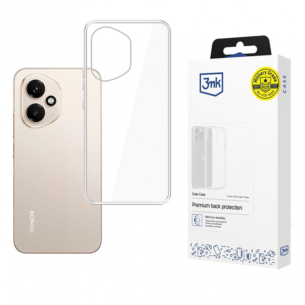 Levně 3mk Clear Case Honor 400 Průhledný