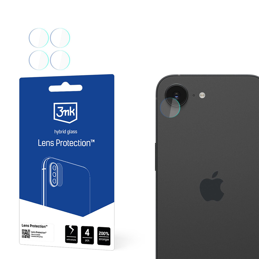 Levně 3mk Lens Protection 4 ks iPhone 16e čirý